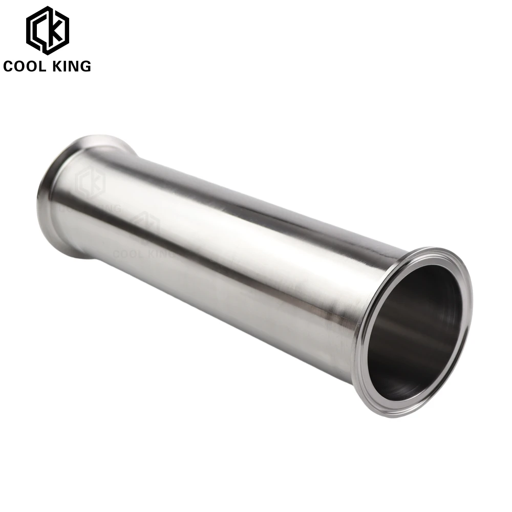 Pipe fitting water pipe fitting hose pipe fitting 3/4&rdquo; 1&rdquo; 1-1/2&rdquo; 2&rdquo; 3&rdquo; （19-76mm）Sanitary Tri Clamp Type Spool Tube Ferrule Clamp SS304 100mm 500mm Length Tube