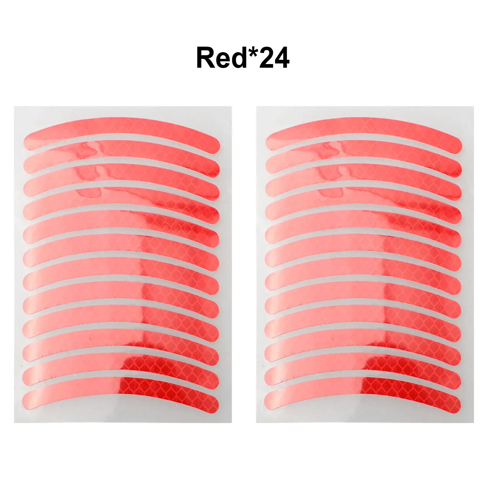 

Bicycle Decorative Sticker Set Of 24 Reflective Stickers Improve Nighttime Visibility For Bike & Motorcycle Wheels