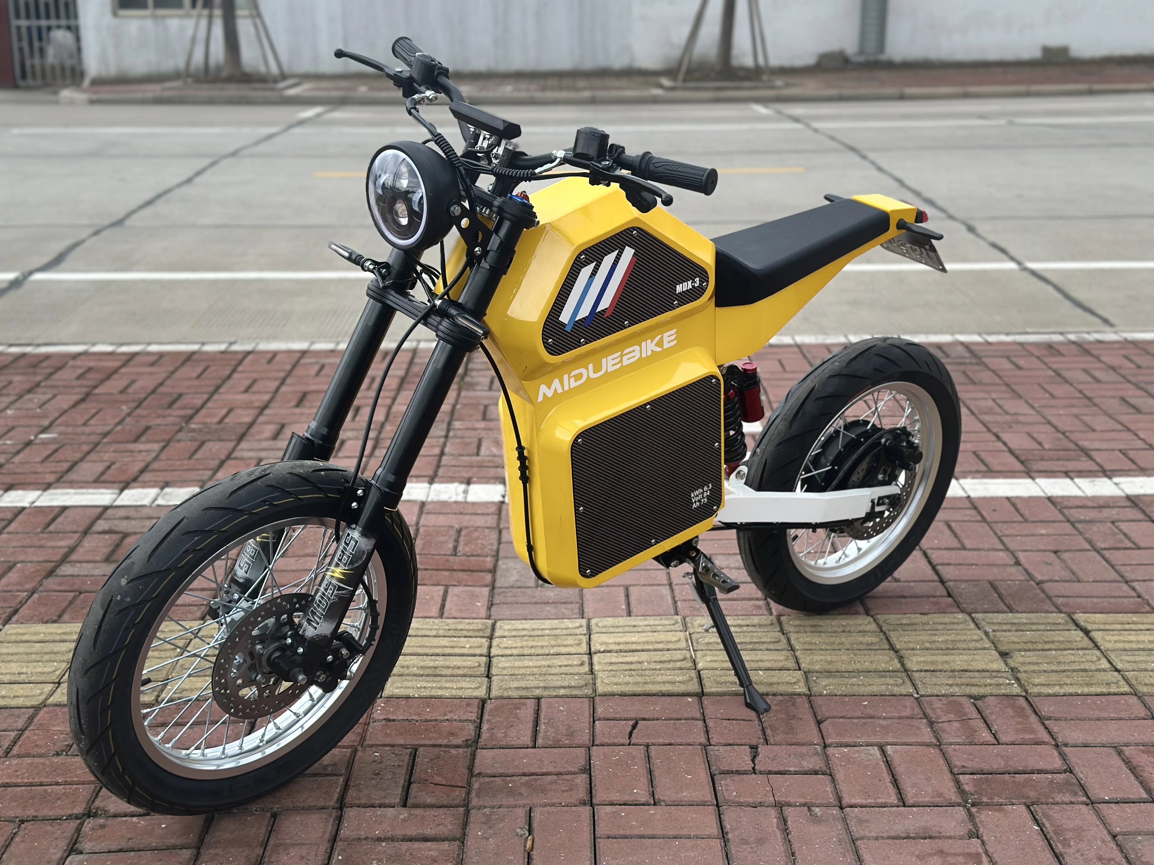 2024 MDX-3 Full Suspension Dirt Bike 72V 75AH Off-Road CE Stealth Bomber Electric Bike Electric Mountain Bike