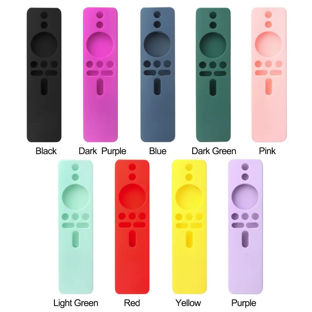 Silicone Remote Case Fashion Silicone Remote Control Protective Case for Xiaomi Mi Box S/4X Soft Plain Shockproof Remote TV Stick Cover Home Accessor