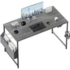 47 Inch Computer Desk for Small Spaces with Storage Bag, Home Office Work Desk with Headphone Hook, Small Office Desk 1