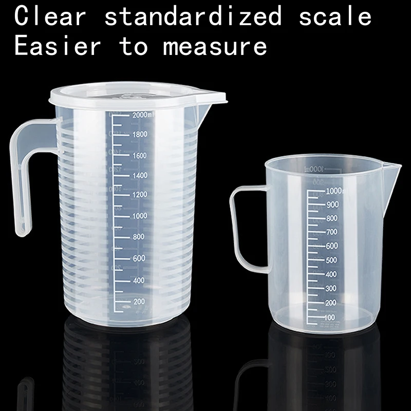 Description Picture 5 of itemNon-stick Silicone Measuring Cup Food Grade Household Graduated Cups Kitchen Baking Measuring Tools High Volume