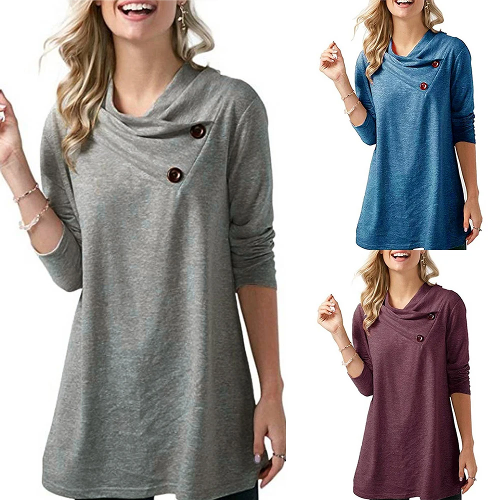 

Loose T-shirts For Women Clothing Casual Oversized Long Sleeve Pullover Top Korean Fashion Female Bottom Shirt Y2k Crop Tops