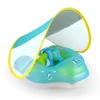 Pvc Inflatable Baby Swimming BOBO Float With Sunshade Canopy Seat Pocket For Toddlers Infant Kids Age 1-3 Pool Beach Arm Floatie 4
