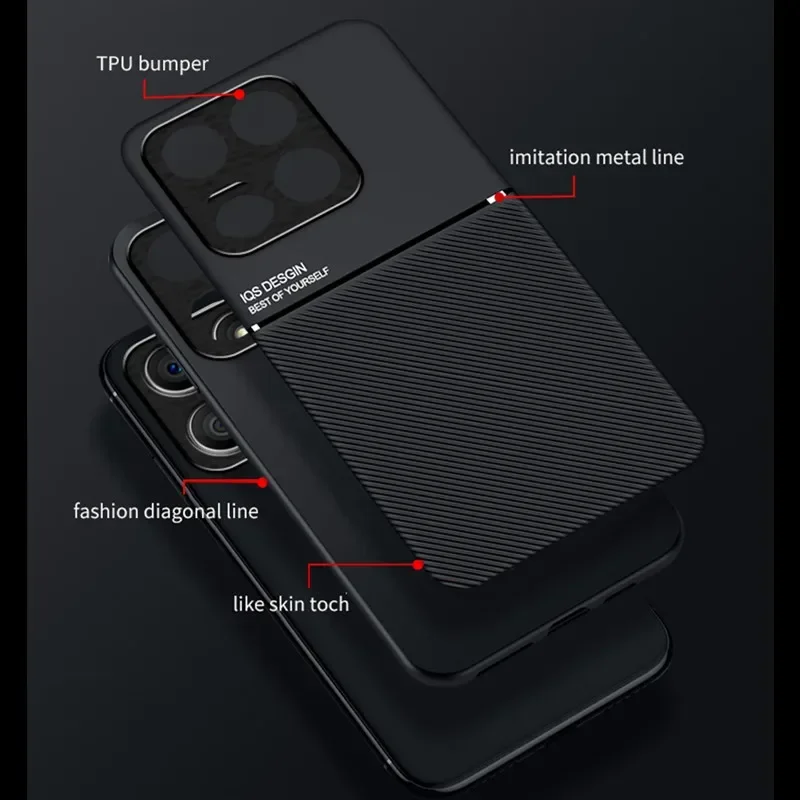 Rugged Non-Slip Protective Case with Magnetic Suction Holder