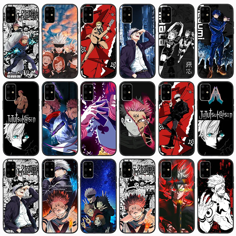 Lk-35 Jujutsu Kaisen Custodia In Silicone Per A16K A17K A38 A54 A74 A77S Reno 10 5 8T Find X5 Pro