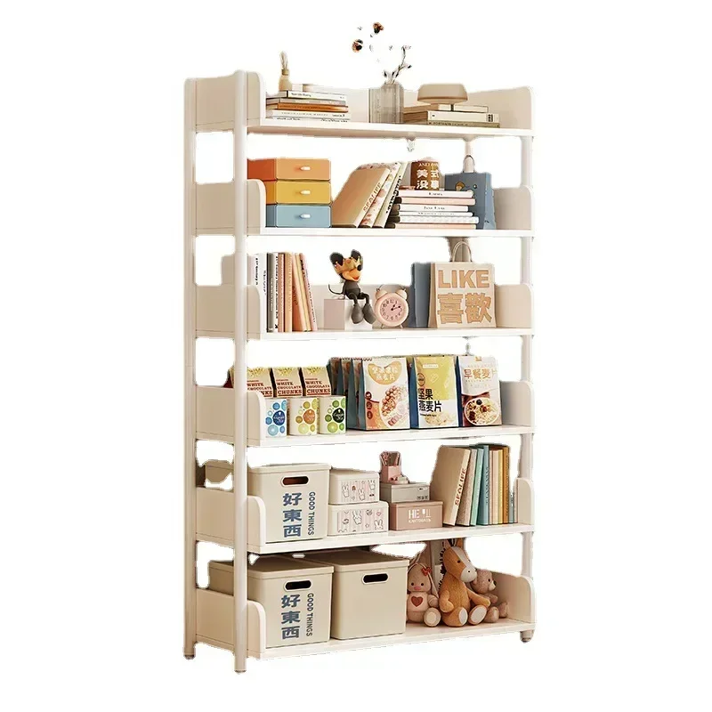 Bookshelf Rack Living Room Multi Layer Storage Reading Shelf Home