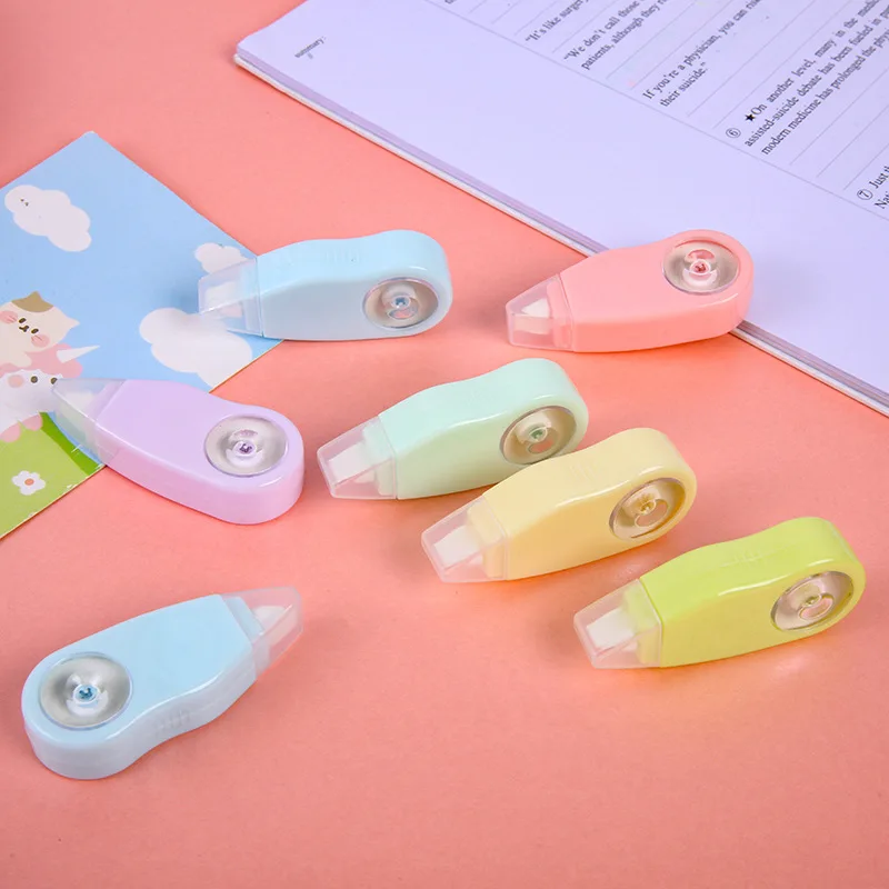 6Pcs Cute Kawaii Morandi Correction Tape writing Altered Tools Correction Belt School Office Corrector Stationery Supplies