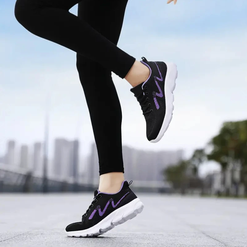 2023 New ladies sports casual shoes women shoes breathable mesh shoes non-slip breathable ladies shoes 35-41 size