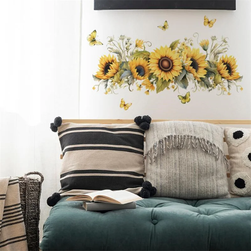 Sunflower Wall Decal 4