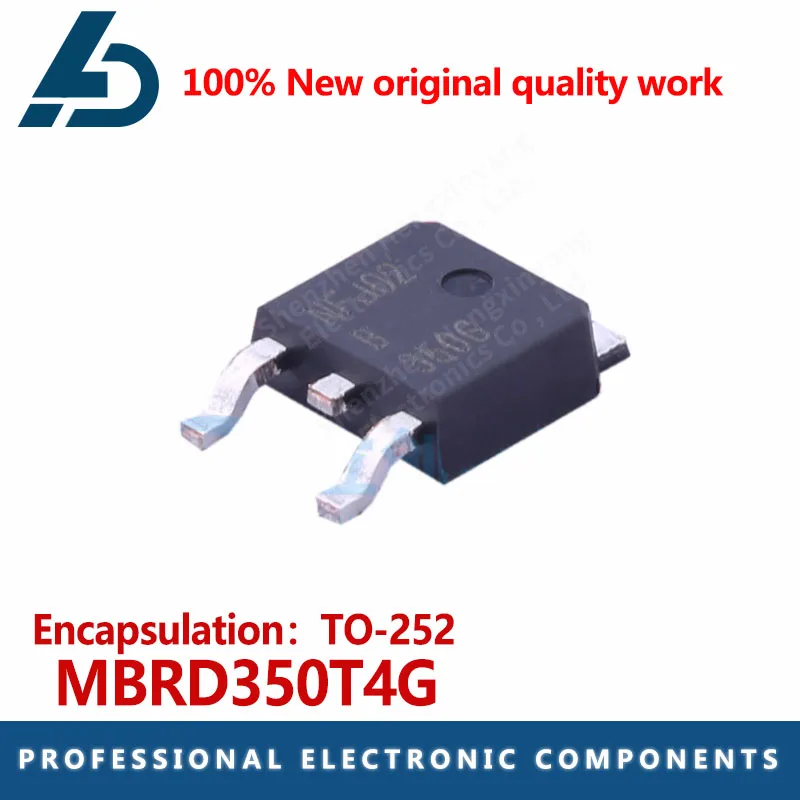 10 Pz Muslimah Silkscreen B350G Pacchetto To-252 Raddrizzatore Schott 50V 3A