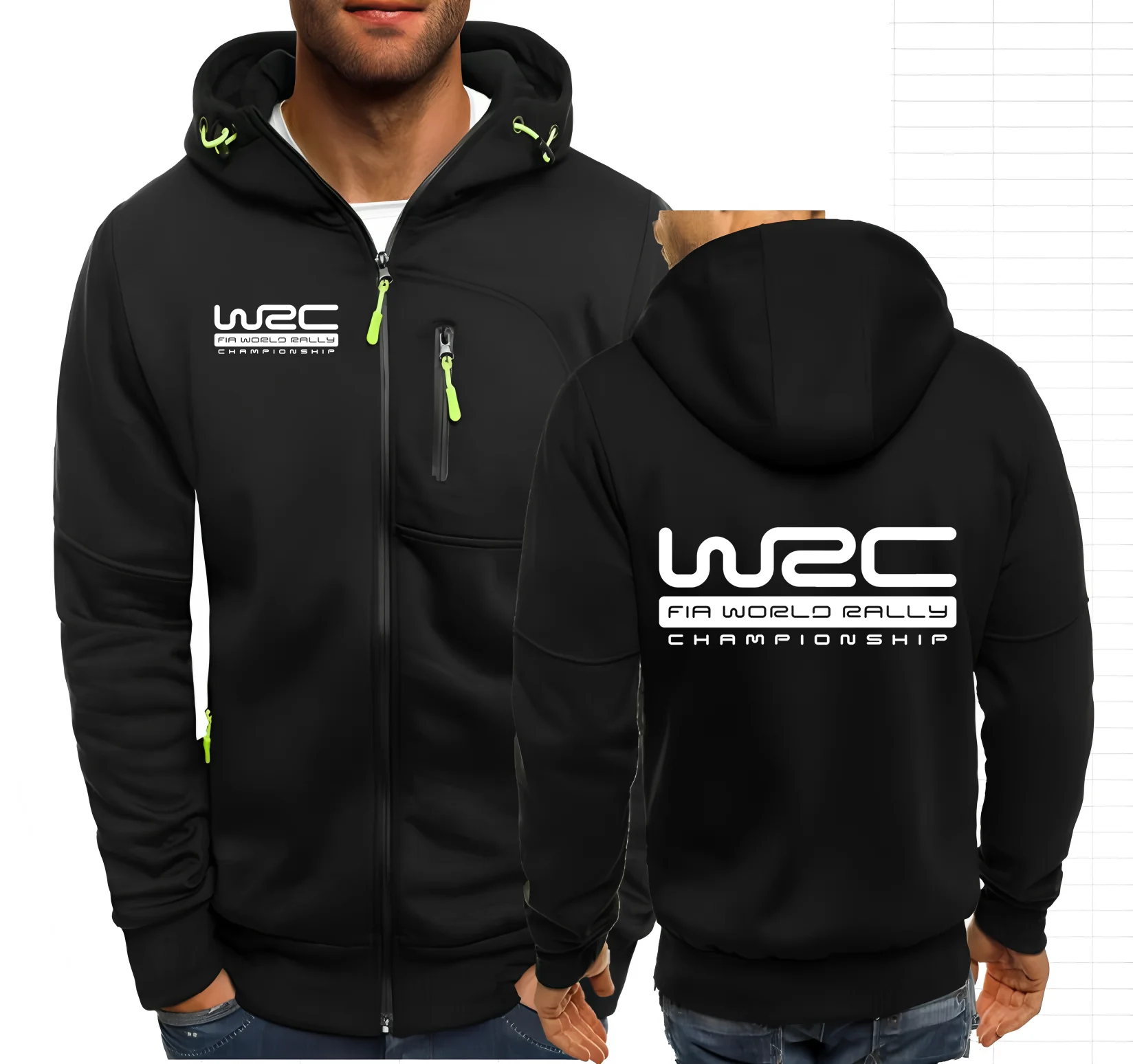 World Rally Championship WRC Letter Men Hoodies Sweatshirt