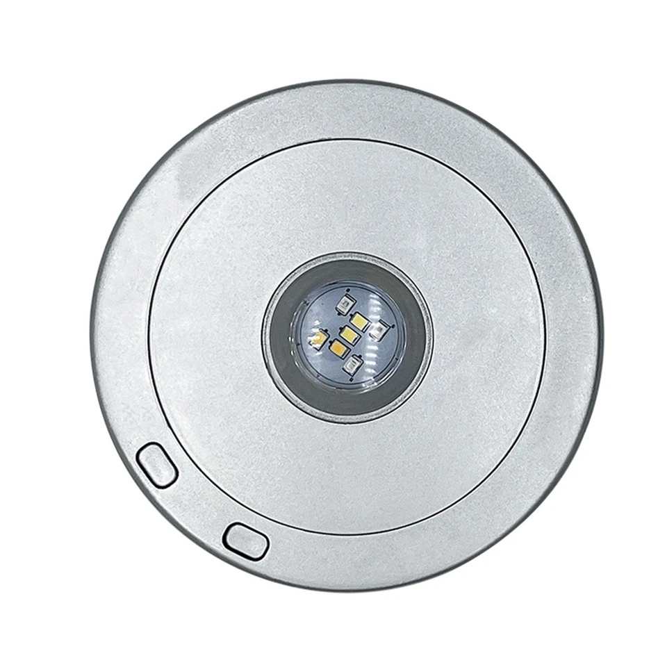 LED Drehsockel Display - 8 Lichtmodi Rotierender Präsentationssockel