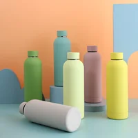 500ML Stainless Steel Thermos Bottle Sports Water Bottle Cold and Hot Thermal Mug Portable Insulated Cup Gym Water Kettle 2