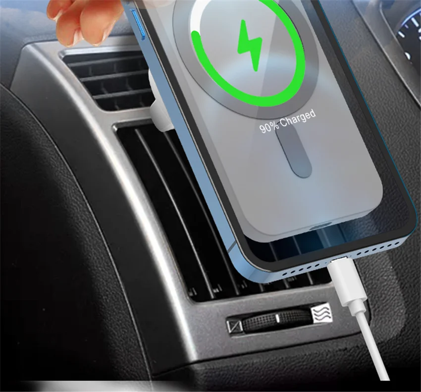 Car Phone Charger with Magnetic Hold