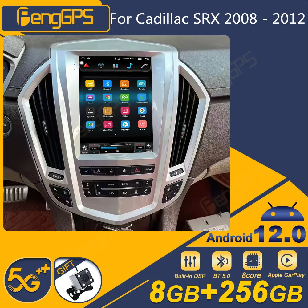 

Android 12 For Cadillac Srx 2008 - 2012 Android Car Radio Screen 2din Stereo Receiver Autoradio Multimedia Player Gps Navi