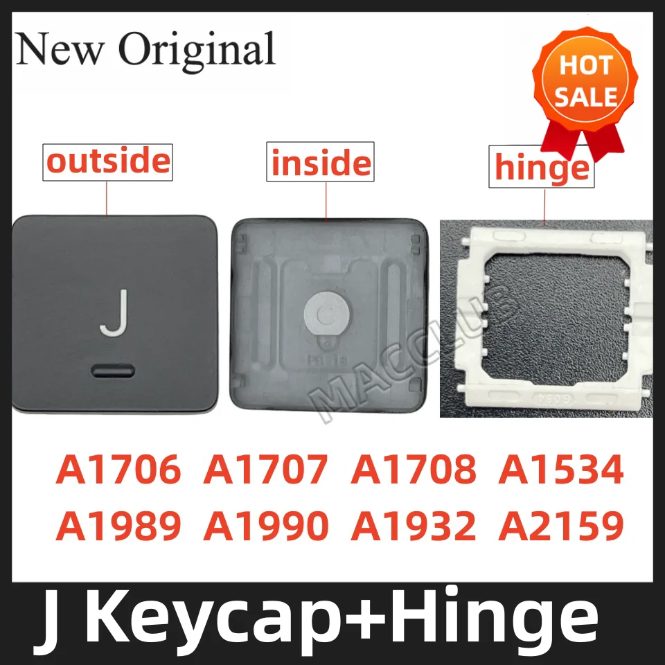 

J KeyCap for MacBook Pro Retina A1708 A1706 A1707 A1989 A1990 A1534 A2159 A1534 Keyboard Case Key Cap keys with hinge