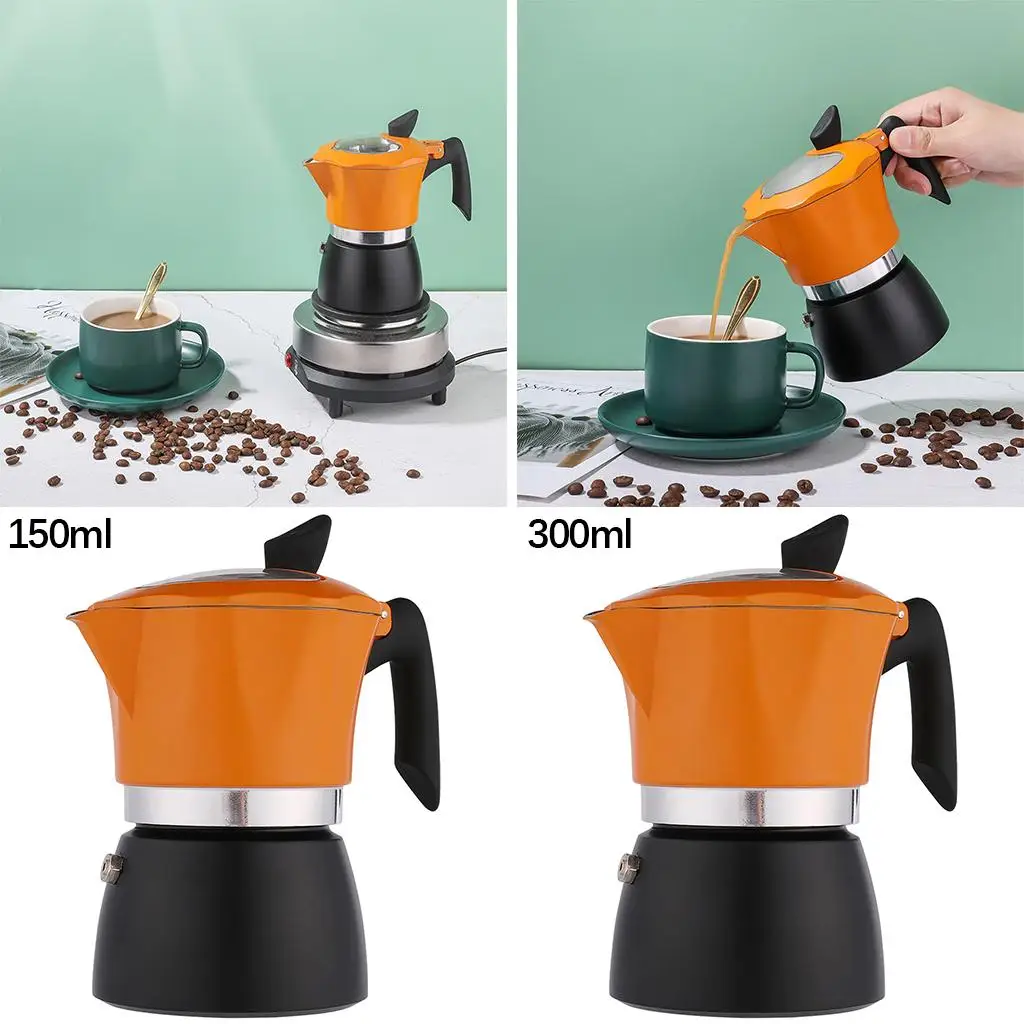 Professional Stovetop Moka Coffee Maker Make Delicious Coffee Coffee Kettle Moka Pot