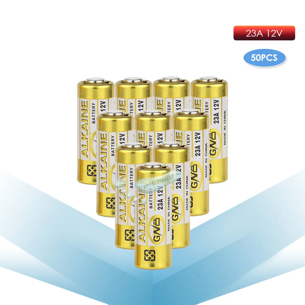 Kpay 50 Pz/Lotto Piccola Batteria 23A 12V 21/23 A23 E23A Mn21 Ms21 V23Ga L1028 Batteria Alcalina A Secco