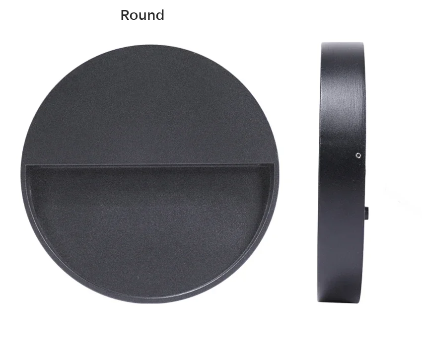 5W Round Led Stair Light Aluminum Step Lights Outdoor LED Wall Lamp Foot light IP65 Waterproof Wall Light
