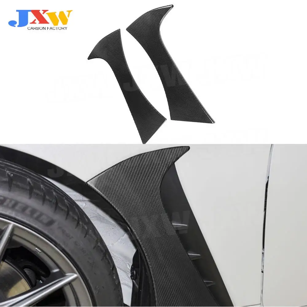 

2PCS Fender Air Vent Trim Covers Carbon Fiber Car Decoration Cap Sticker FRP For Toyota GR86 Subaru BRZ 2021 + Car Accessories