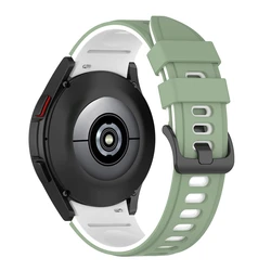 Original Silicone Sport Band for Samsung Galaxy Watch - Enhanced Comfort & Style Strap (8 light green white)