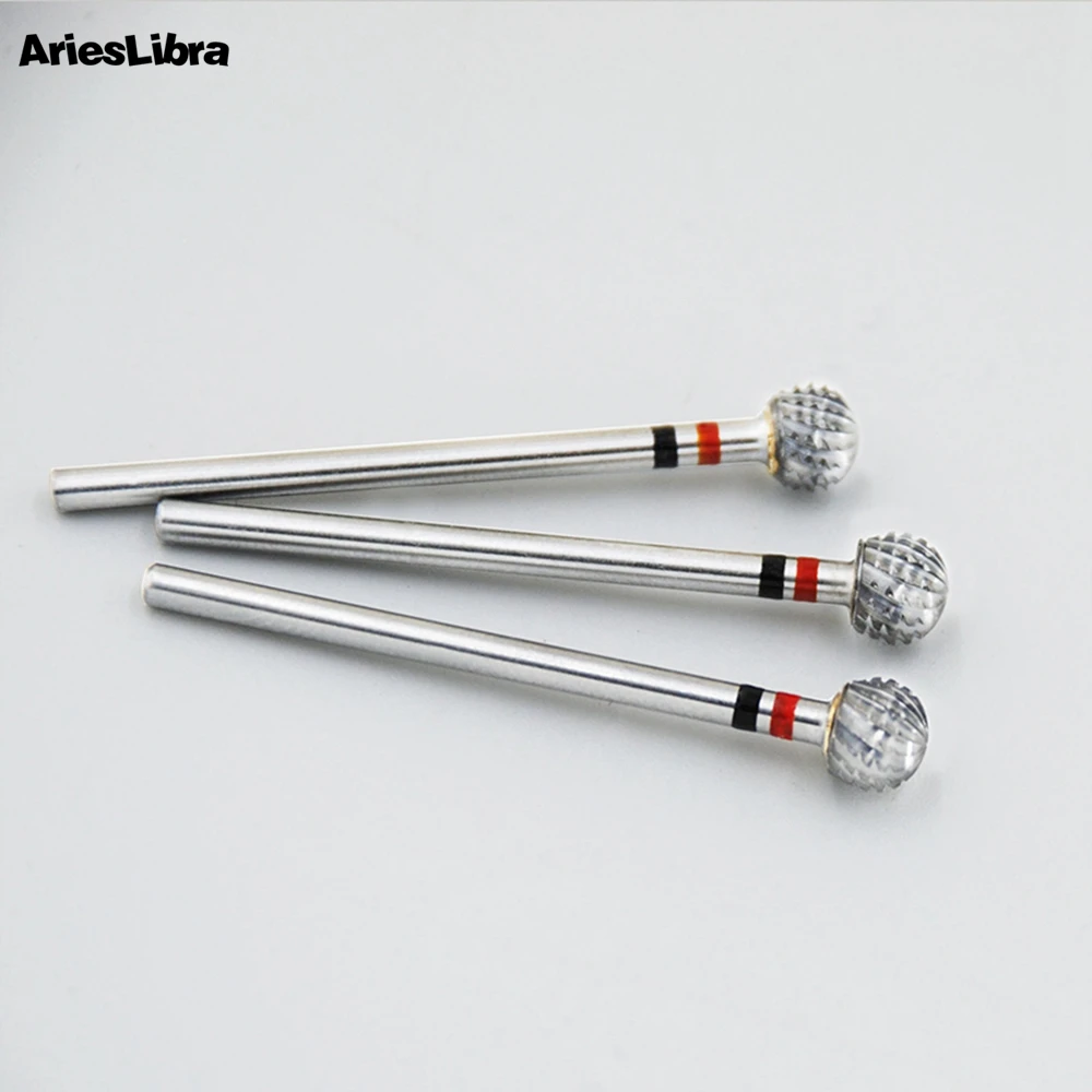 1pcs Nail Drill Bit Carbide Rotary Spherical Burr Dead Skin Remover Electric Nail File Grinding Head Manicure Pedicure Tools nail drill bit,nail drill bits