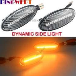 For Nissan X-trail T31 Qashqai J10 Cube Juke Leaf Micra Micra K13 Note E11 Car Side Marker Light Dynamic LED Turn Signal Lamp