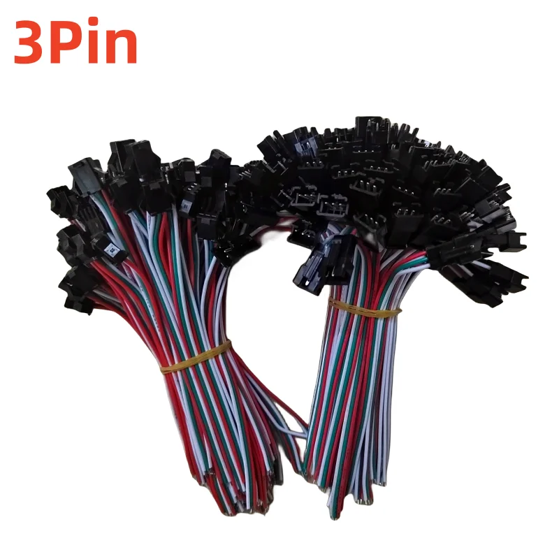 รูปสินค้า JST Connector 100 คู่ สำหรับ LED Strip 2811 5050 RGB RGBW RGBCCT