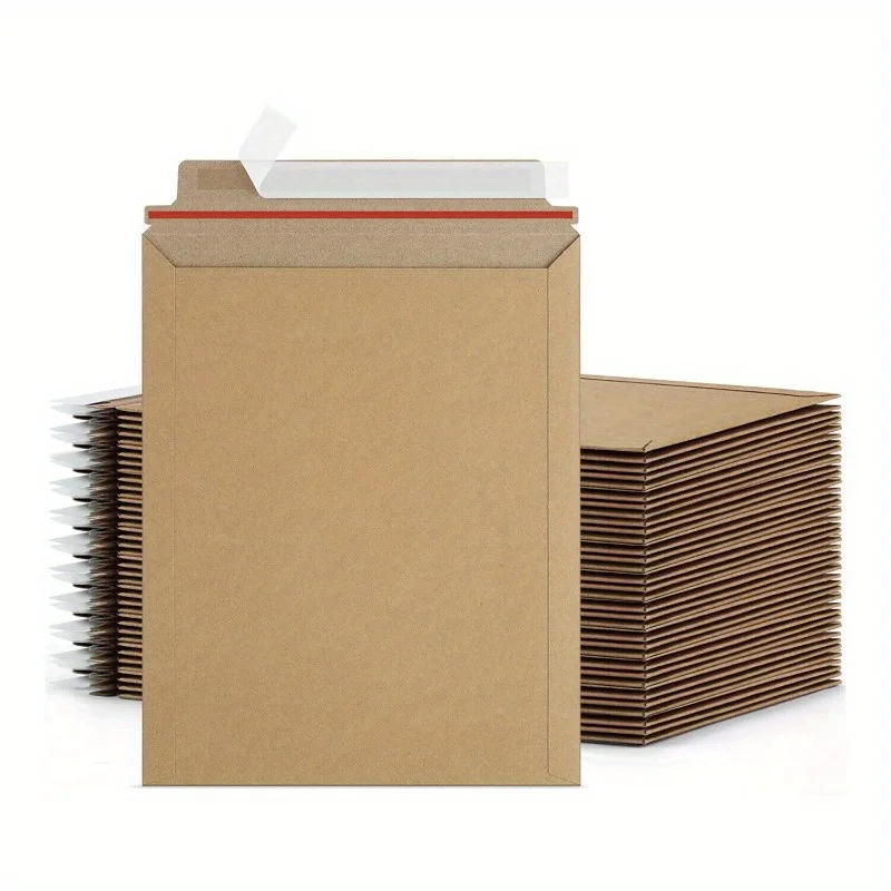 100-9 x 11.5 kraft paper hard photo paperback envelope by post