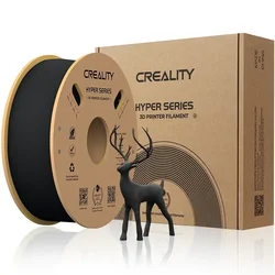 Advanced Hyper Series PLA Filament - 1.75mm, 1KG - Enhanced Flow & Precision (1KG - Black)