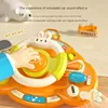 Baby Toy Electric Simulate Driving Car Steering Wheel Stroller Driving Cartoon Bunny Early Educational Toys for 0-36M Toddler 2