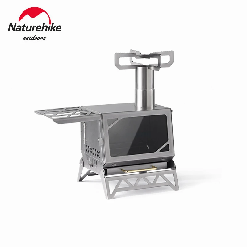 

Naturehike Wood Stove Portable Foldable Stainless Steel Camping Stove Firewood Heating Grill Lightweight camping Barbecue Grill