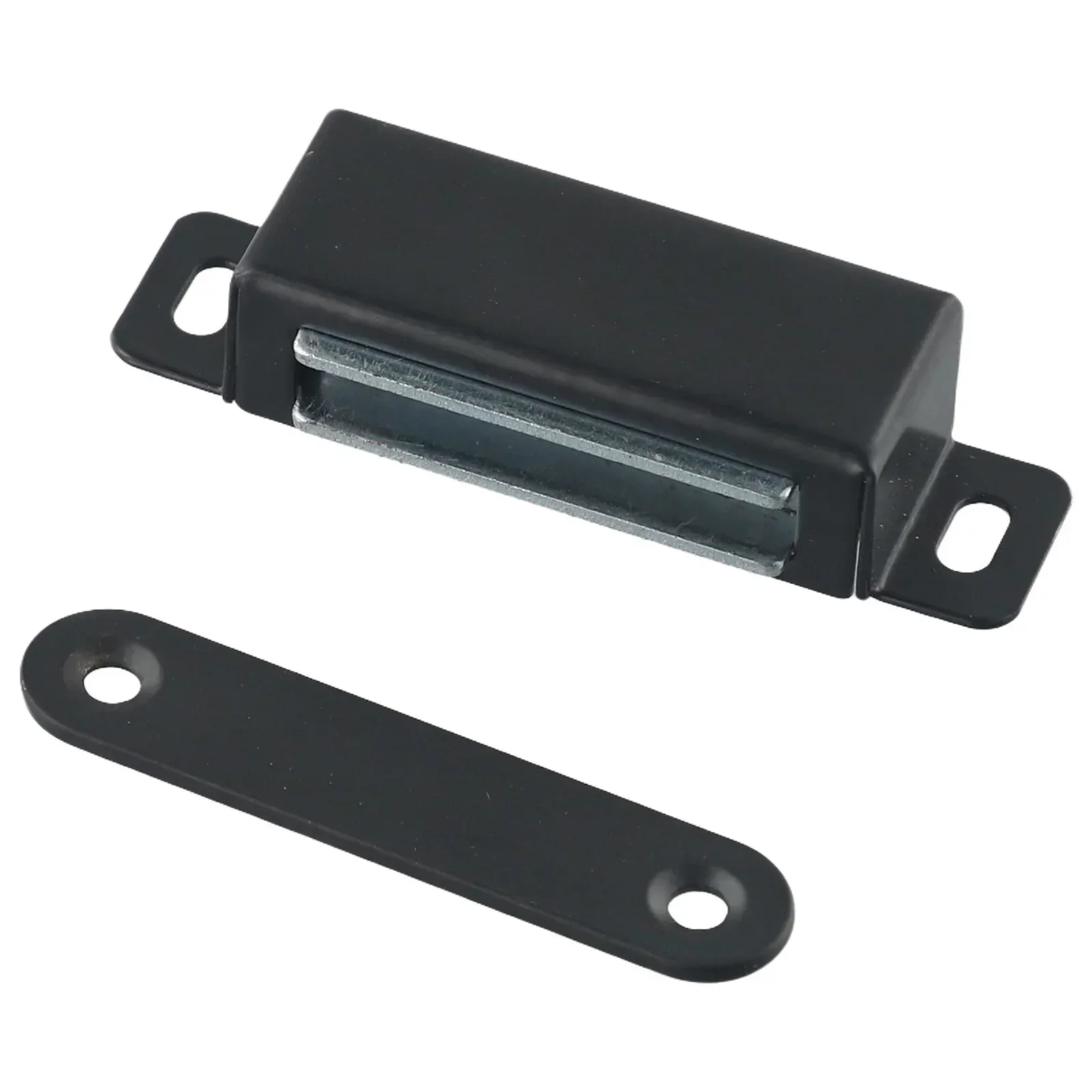 Magnetic Door Catch Stainless Steel Black Kitchen Cabinet Catches Magnet Latches For Door Cupboard Closures Furniture Hardware