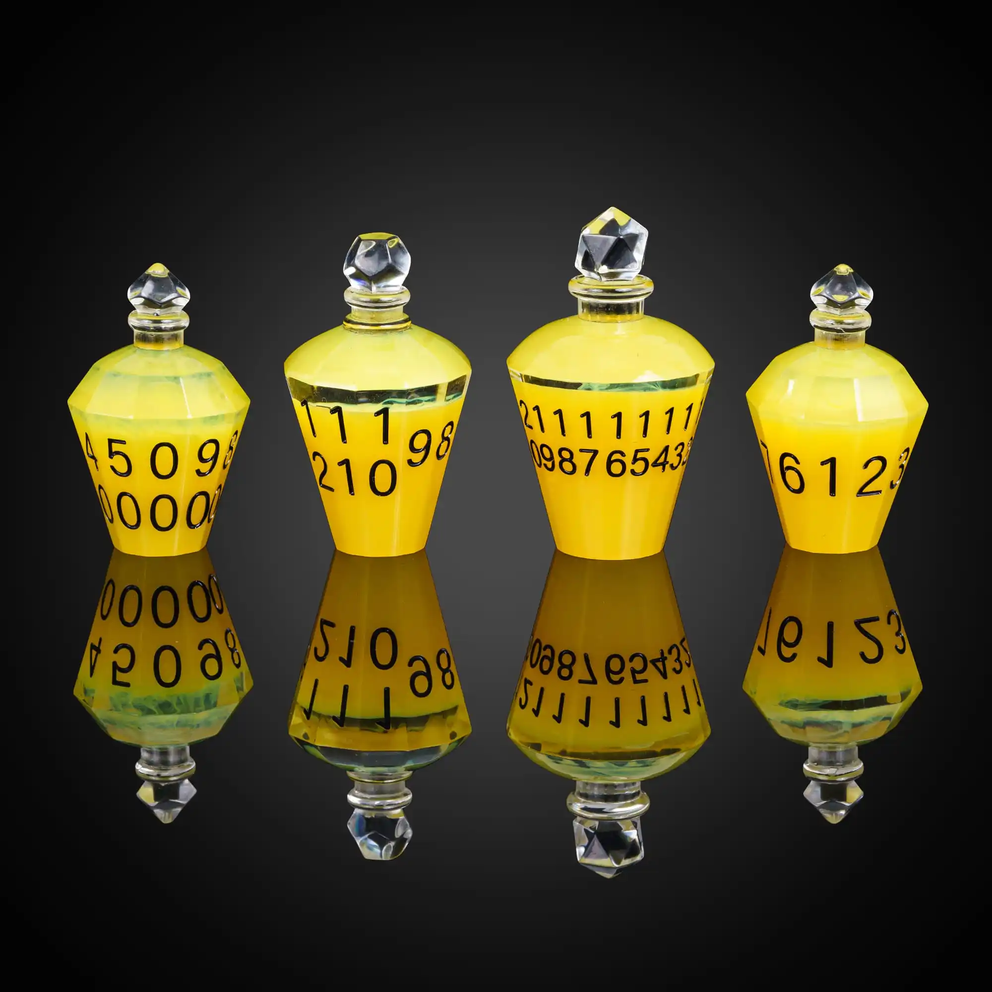 Dice Set 7 Potion Bottles DND Polyhedral Dice Handcrafted D4-D20 for Role Playing Game