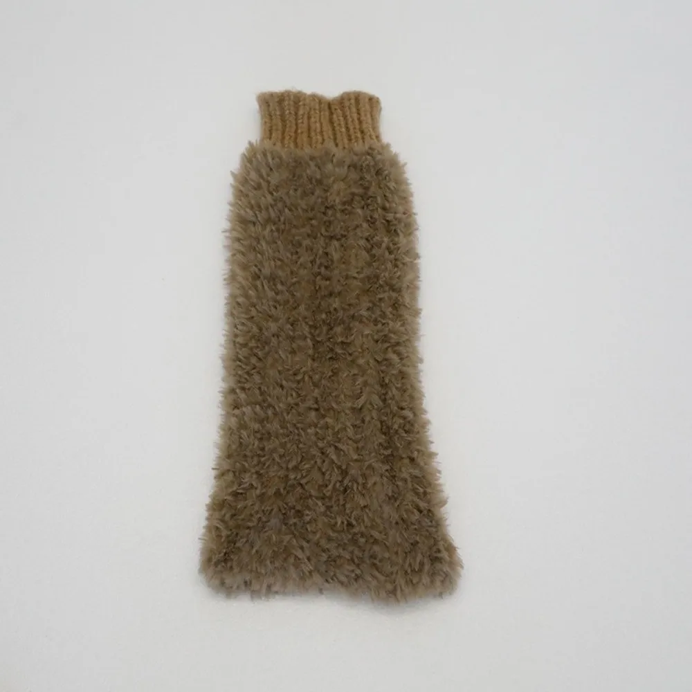 New Solid Color Leg Warmers Thickened Middle Tube Socks Harajuku Boot Covers Autumn and Winter