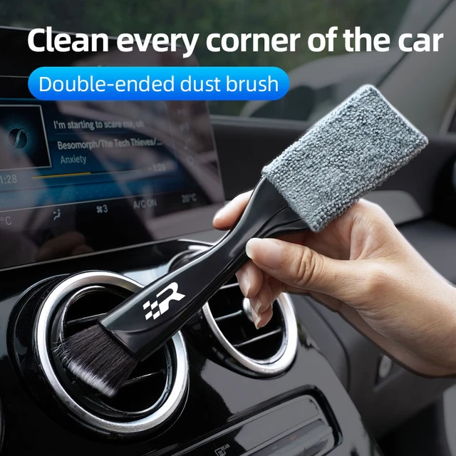 2 In 1 Car Dust Tool Cleaning Brush Accessories Interior For Seat