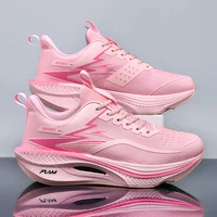 Chaussures de course légères et confortables pour femmes, polyvalentes, avec technologie d'amorti et plaque en carbone, unisexes, compétitives 4