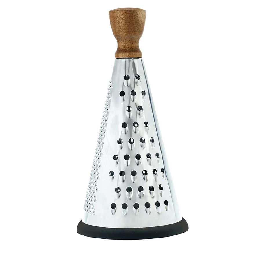 Cone Grater Cheese Grater Manual Cheese Grater Stainless Steel Silver Grater Veggie Chopper Vegetable Sturdy Cheese Grater