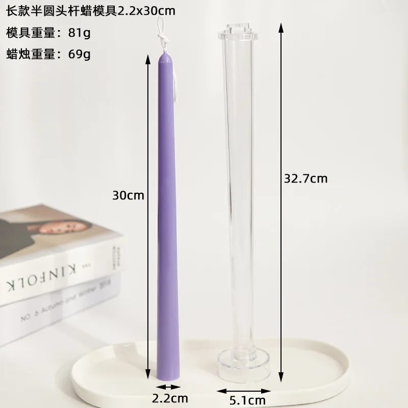 Tall Peaked Column Candle Making Kit - DIY Plastic Mold