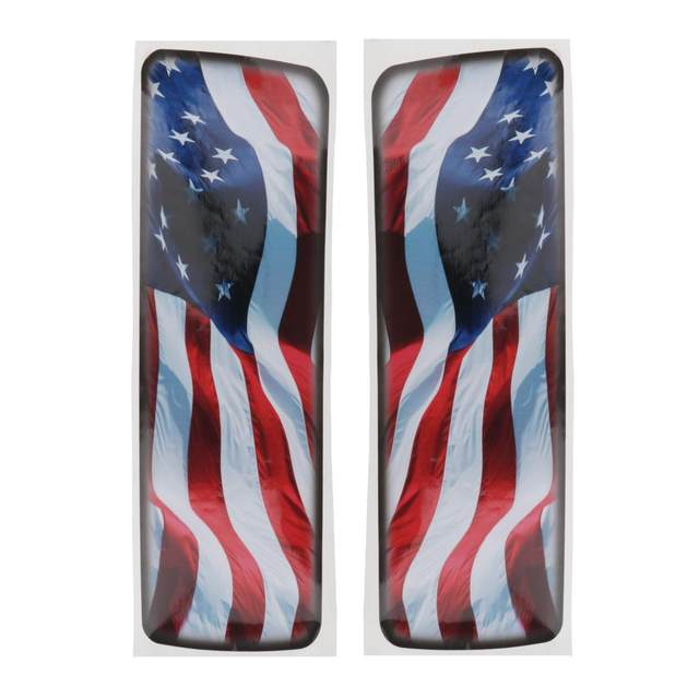 2pcs Motorcycle Side Box Decorative Cover Stickers Decoration Accessories for Touring Models 2014-2019