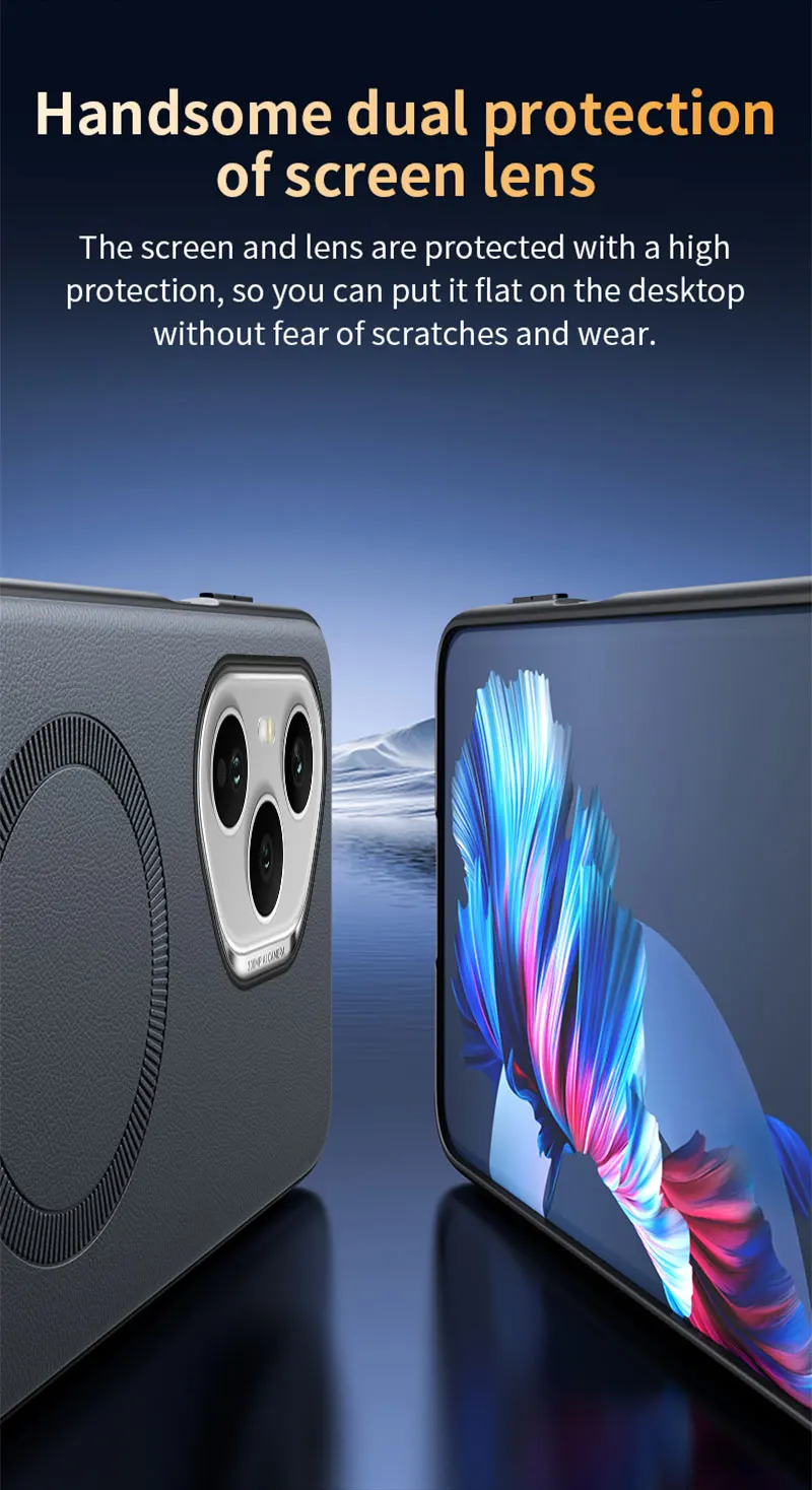 Für Honor 400 Pro Fall Magnetische Leder Schild Abdeckung Für Honor 400 Pro Hohe Qualität Anti-Fingerprint Nicht-Slip PC + TPU – Detail 16