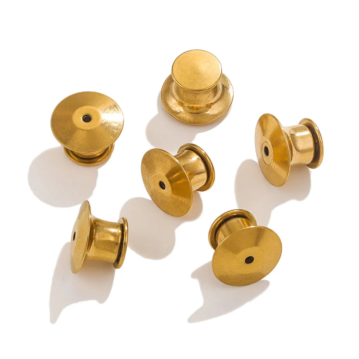 Stainless Steel Earring Back Plug Earring Settings Base Ear Stud Back Earring Stopper For DIY Jewelry Making Supplies 7