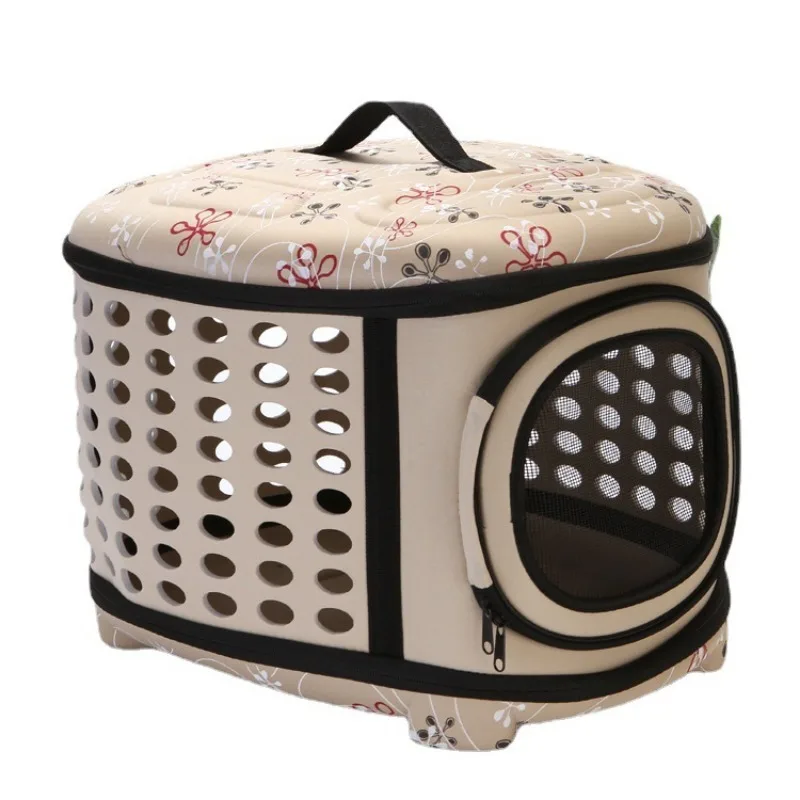 New Top Selling EVA Pet Bag Outdoor Bag Foldable and Portable Car Pet Carrying Crossbody Cat and DogBag Outdoor Supplies