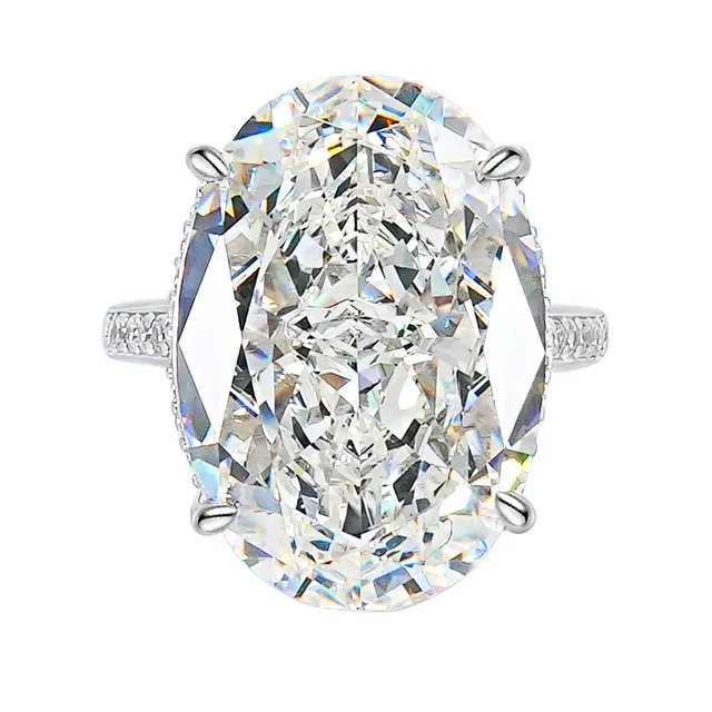 90033-8f1512.jpg Grande bague en diamant de laboratoire de luxe, 20ct, Vintage, 100% argent 925, bague de fiançailles, bijoux pour femmes