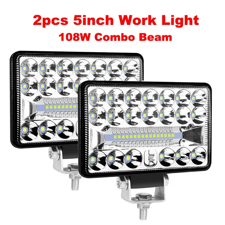 2pcs 5inch 108W