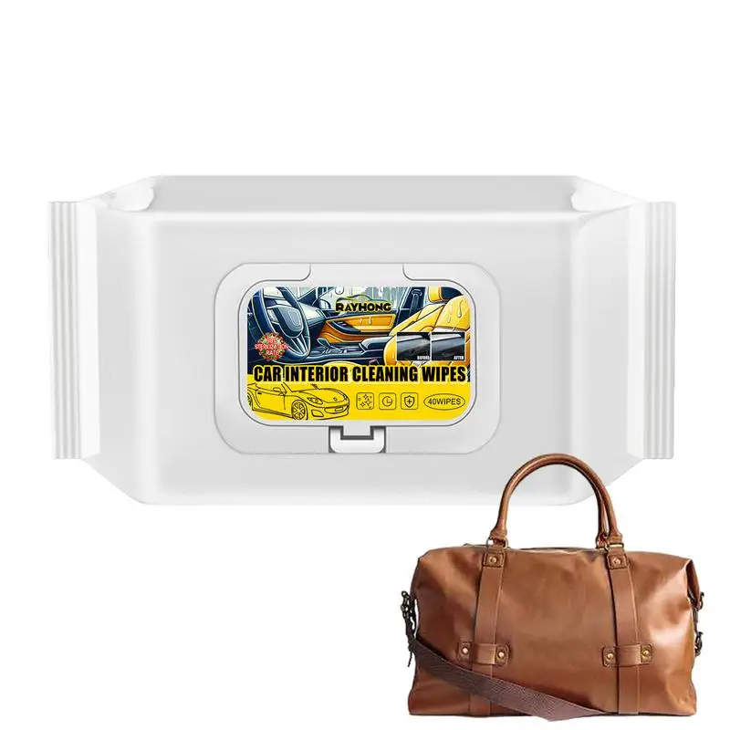 

Auto Cleaning Wipes No Wash Dashboard Wipes Resealable Car Wet Wipes Quick Decontamination And Renovation Dust And Dirt Removal