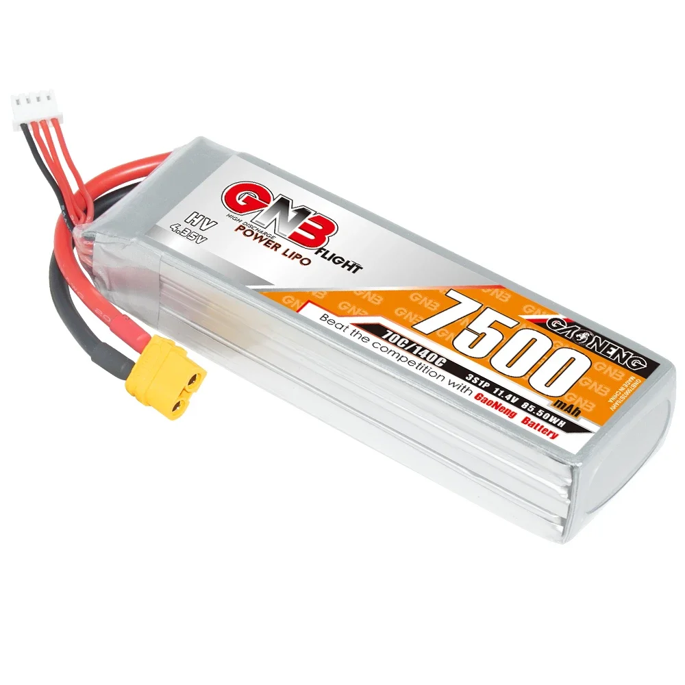 Gaoneng GNB 3S HV 11.4V 7500mAh 70C XT60 Lipo battery