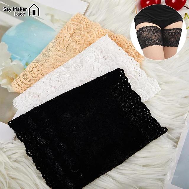 1Pair Summer Inner Thigh Anti Chafing Thigh Bands Elastic Non Slip Women  Sexy Lace Anti Friction Strip Fashion Leg Warmers Gifts - AliExpress