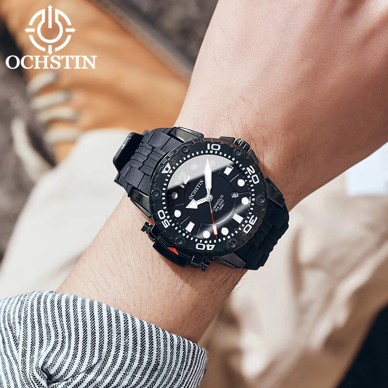 Ochstin Leisure and Minimalist Navigator Series Original Multi functional Movement Waterproof Watch Men's Quartz Watch